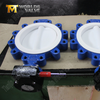 러그 타입 PTFE 시트 및 디스크 나비 밸브 웜 기어