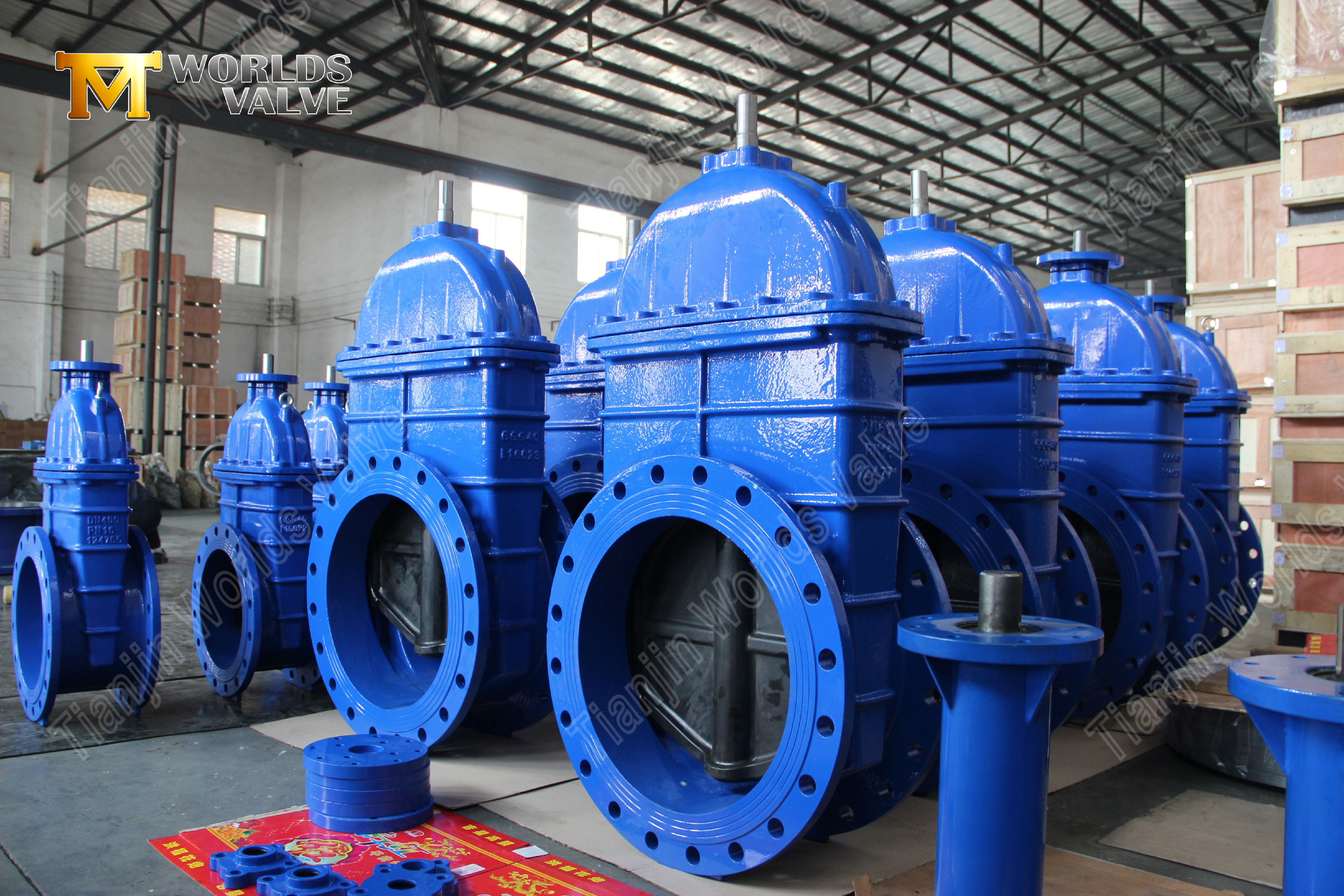 기어 작동식 비상승 스템 게이트 밸브 까다로운 응용 분야를 위한 안정적인 유량 제어-1 (3)