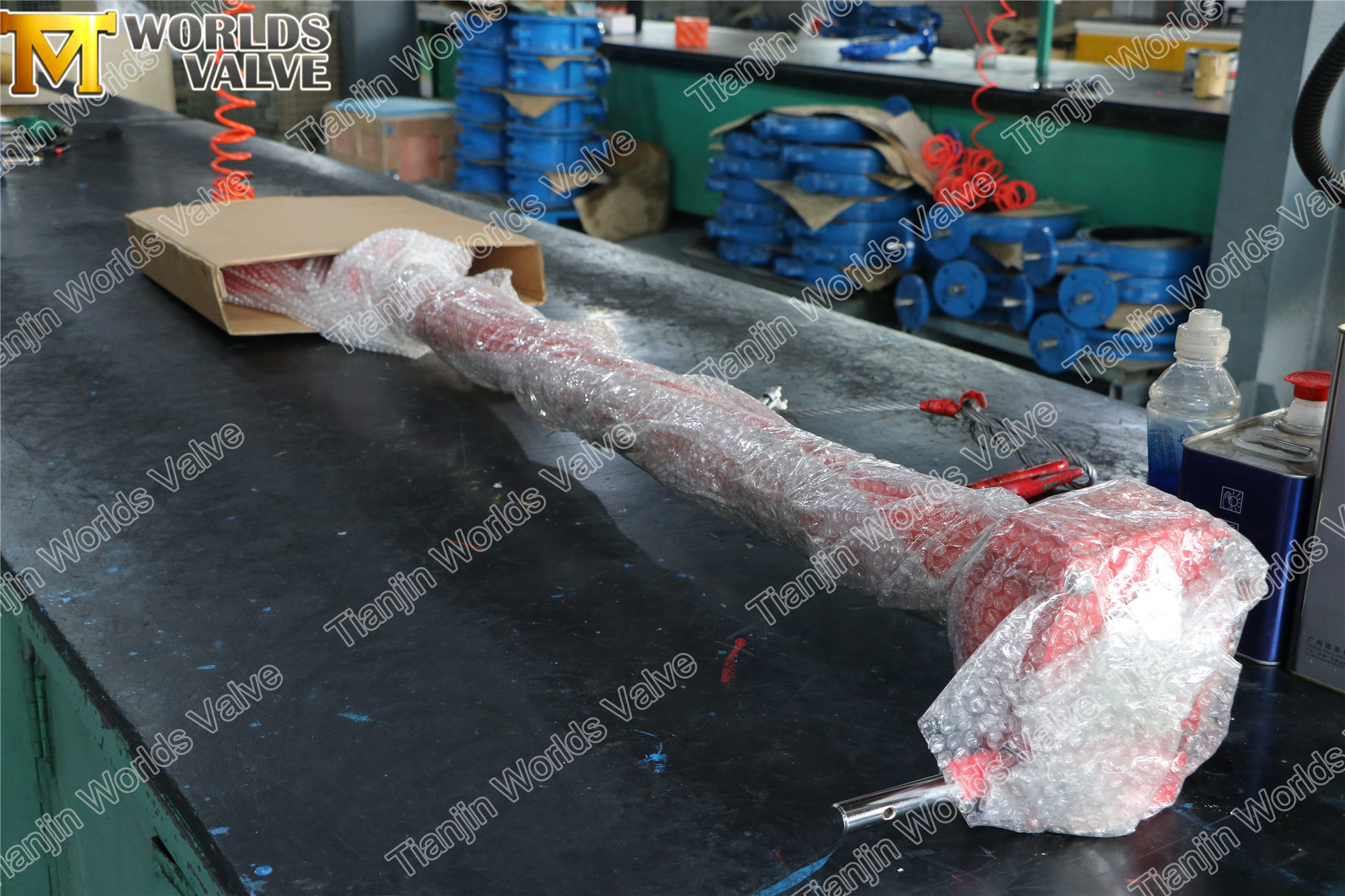 연장 줄기가있는 PTFE Lined Butterfly 밸브 (2)