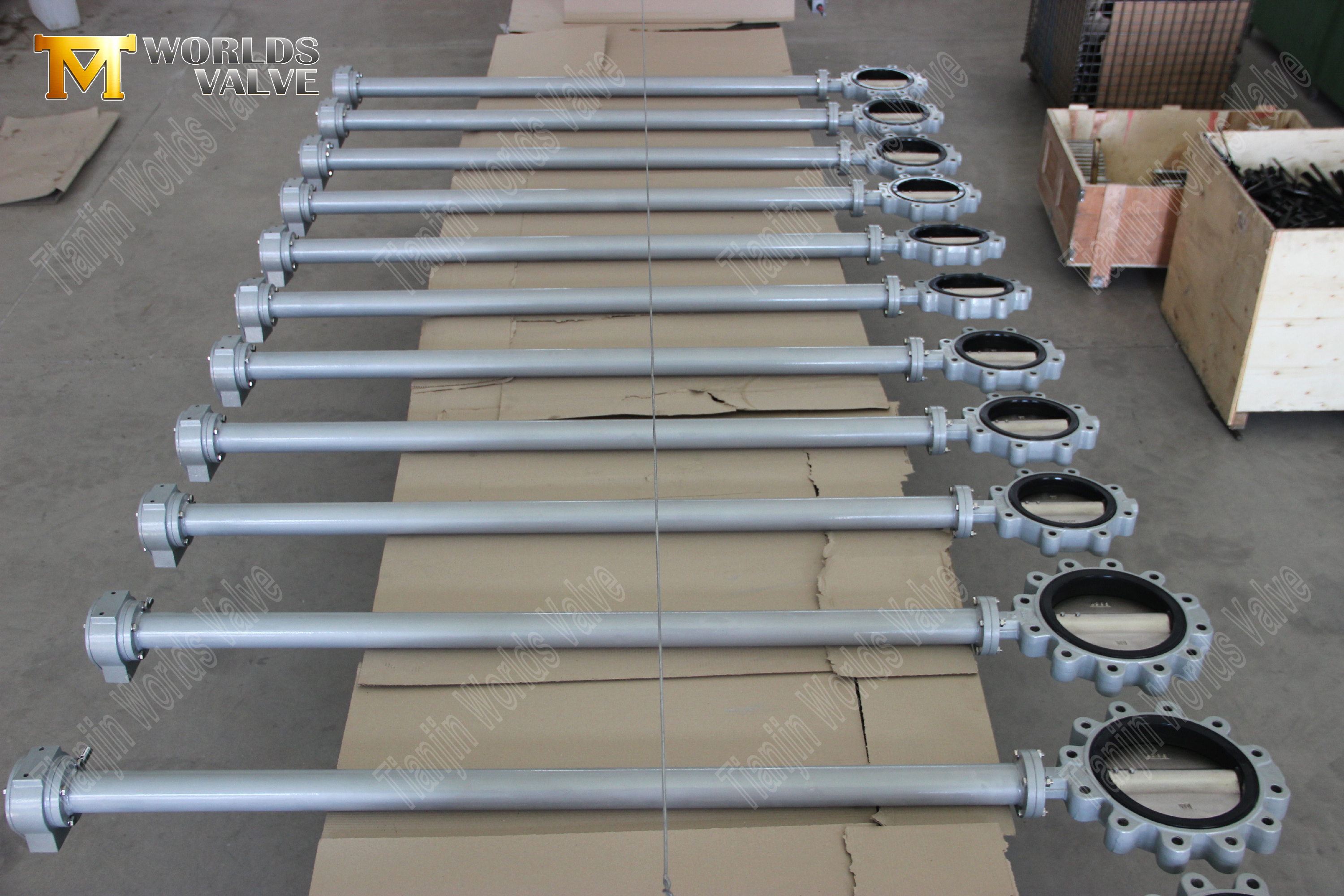 연장-줄기-&-탭-버터 플라이-밸브와 손-lever actuation-다이어러스-마운트-분리 -2- (1)