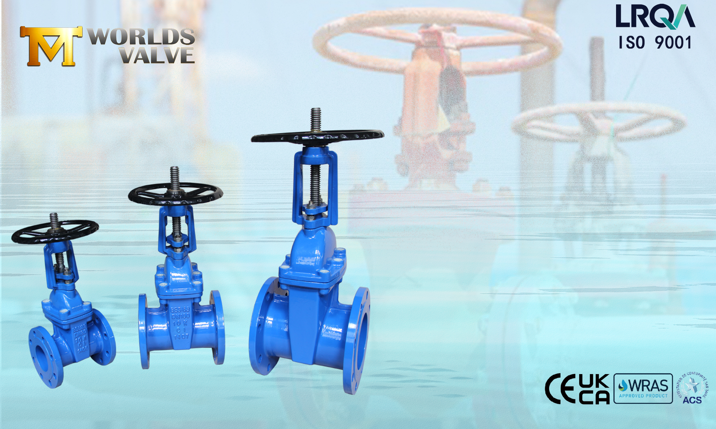 탄력성 좌석 상승 줄기 게이트 밸브 BS 5163