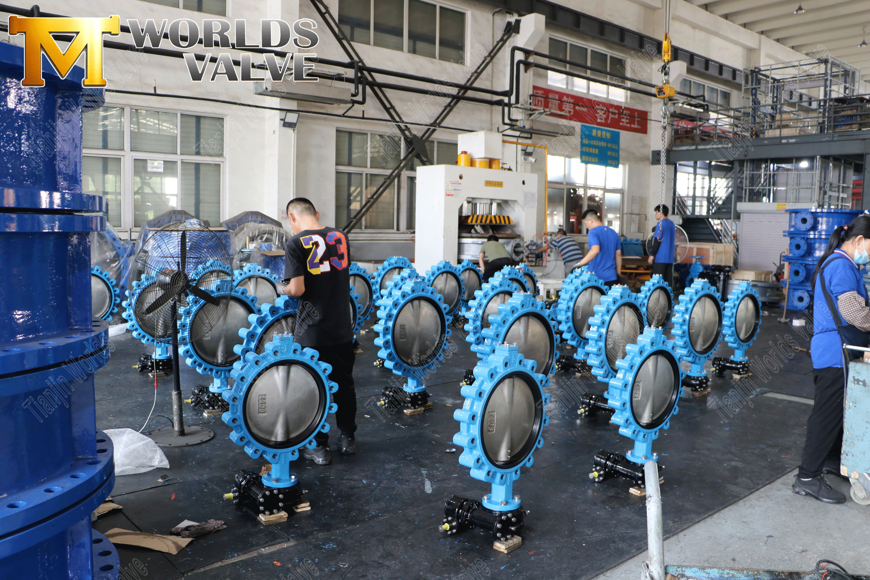 동심원 나비 밸브 제조업체-레버 손잡이가있는 버터 플라이 밸브 (9)