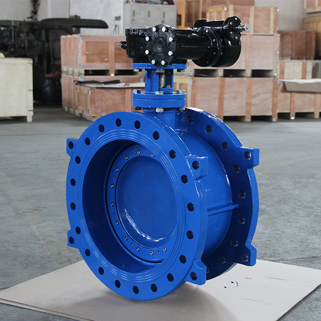 편심 더블 플랜지 나비 밸브 얼굴 대면 EN558 시리즈 13 EN593 디자인