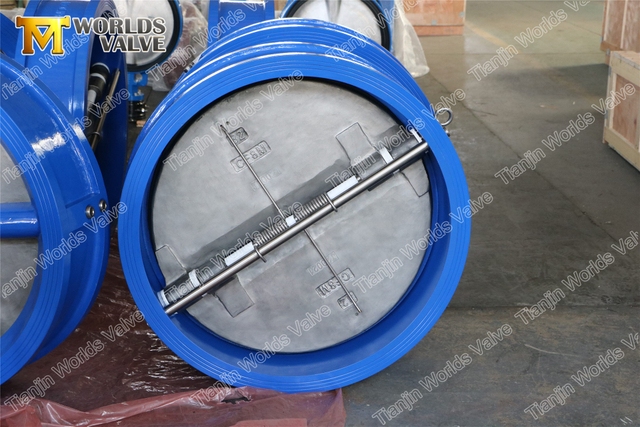 Class150 class125 웨이퍼 이중 판 체크 밸브 역류 방지 밸브