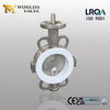 DN100 Teflon Lined Wafer Split Body Butterfly Valves | 부식 방지 흐름 제어