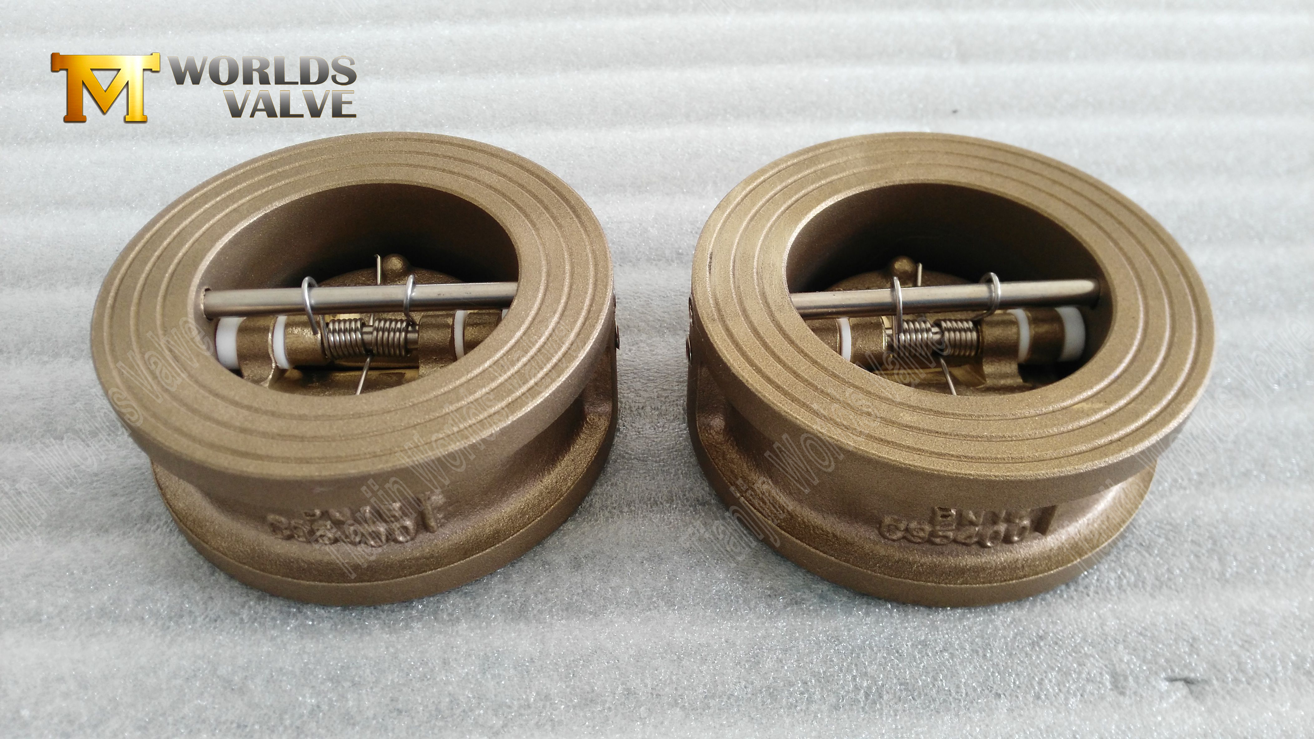 높은 밀봉 성능 알루미늄 청동 듀얼 플레이트 체크 밸브 -3