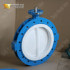 러그 타입 PTFE 시트 및 디스크 나비 밸브 웜 기어