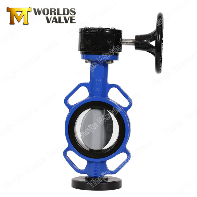 Rilsan 나일론 11 코팅 디스크 주철 웨이퍼 버터 플라이 밸브