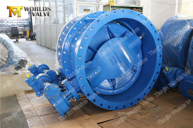 Akzonobel 에폭시 바디 및 디스크가 있는 이중 편심 플랜지 버터플라이 밸브