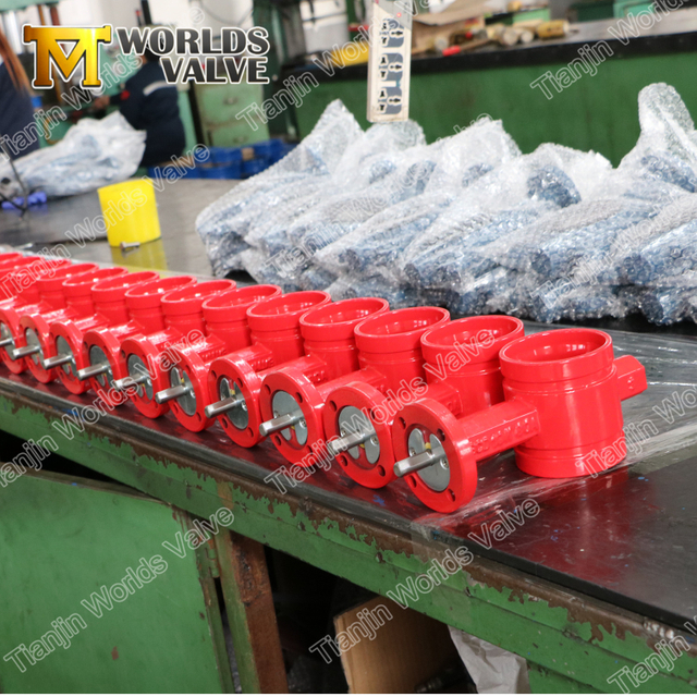 중국 나비 밸브 공급 업체 신료 엔드 버터 플라이 밸브 방화