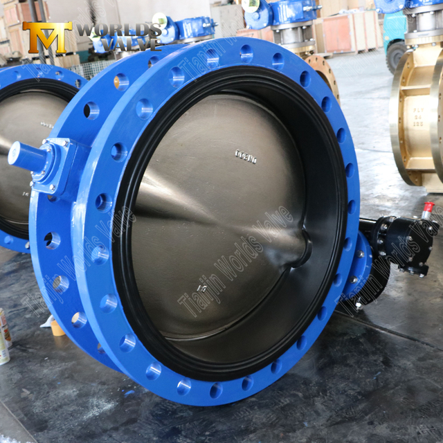 AWWA C504 DI 디스크가 장착 된 고무 좌석 버터 플라이 밸브
