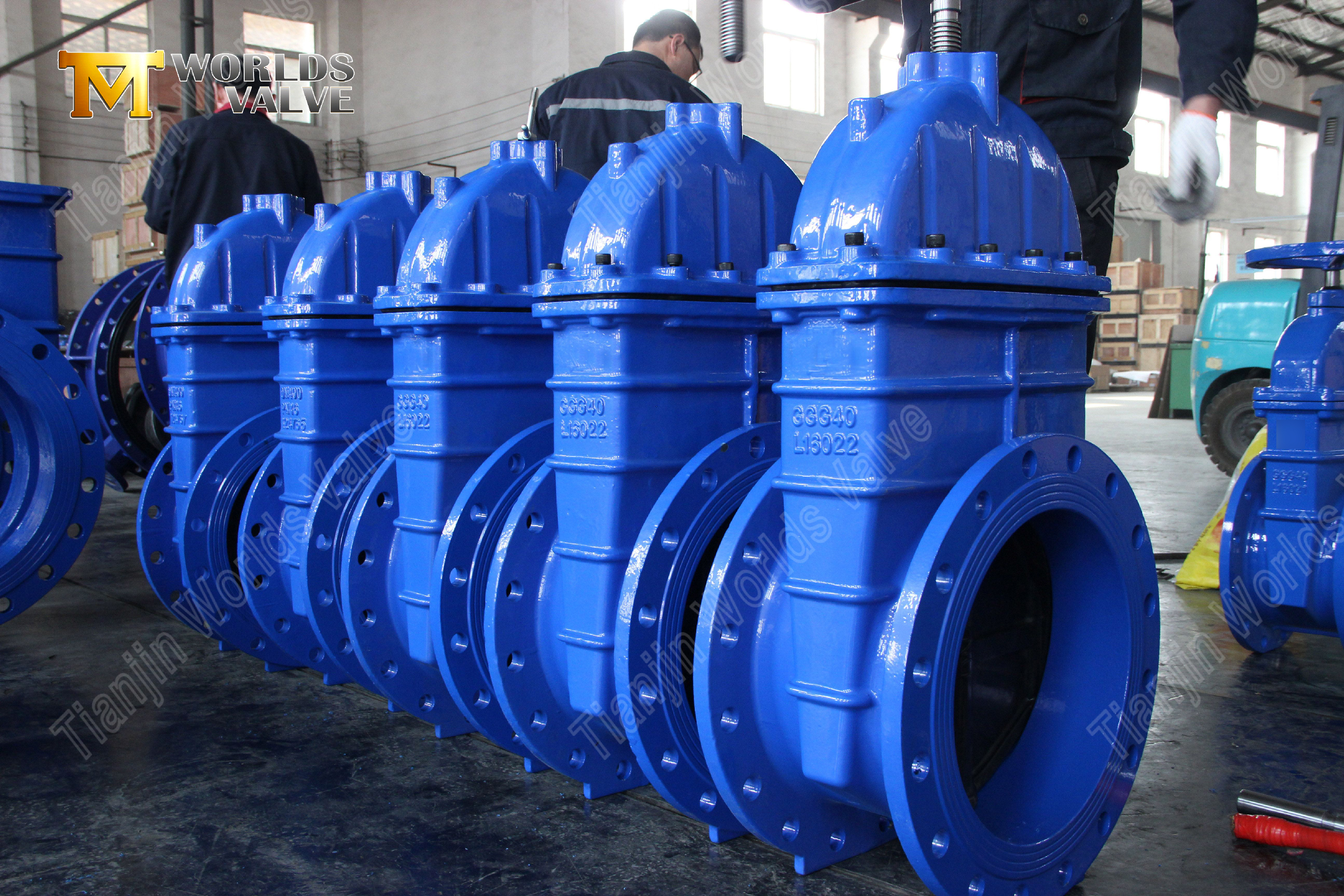 기어 작동식 비상승 스템 게이트 밸브 까다로운 응용 분야를 위한 안정적인 유량 제어-1 (1)