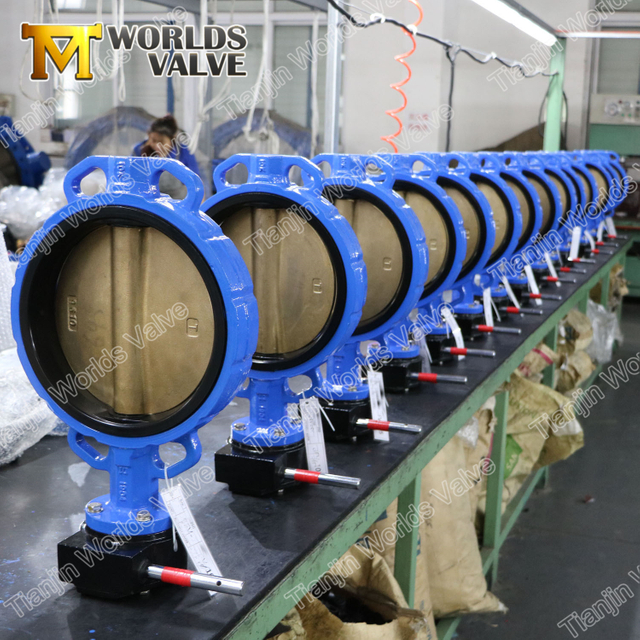 GGG40 / GGG50 A536 A395 연성 철제 나비 밸브