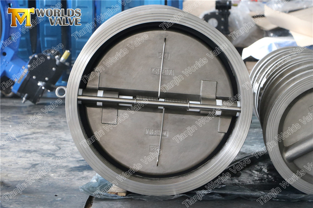 스테인리스 비 반환 그네 역행 방지판 ISO5752 API594 Class125 Class150 150LB