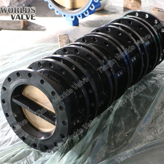 이중 도어 이중 플랜지 체크 밸브 논 리턴