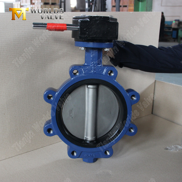 PN16 LUG 버터플라이 밸브 연성 철 본체 및 CF8M 디스크 | China OEM Valve Supplier