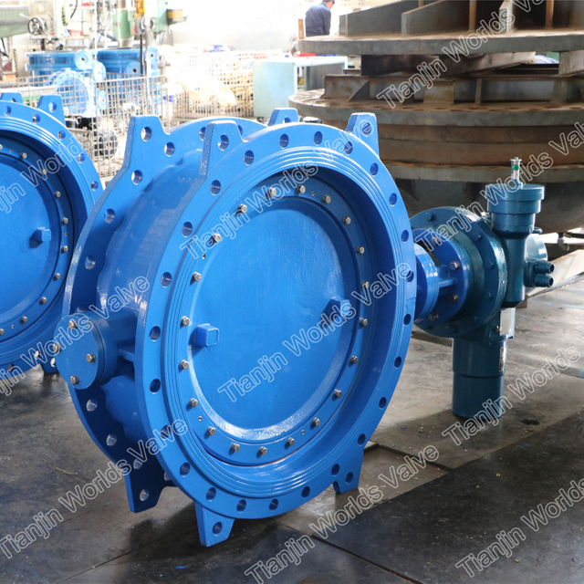 EN558 시리즈 14 편심 더블 플랜지 나비 밸브