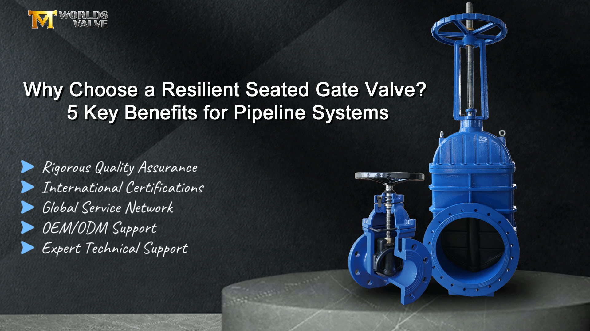 탄력적 시트 게이트 밸브를 선택하는 이유는 무엇입니까? 파이프라인 시스템의 5가지 주요 이점