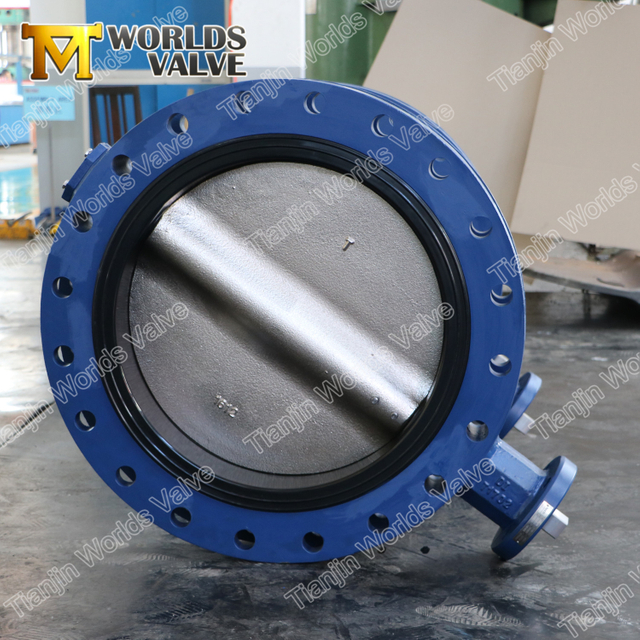 U 패턴 이중 플랜지 버터 플라이 밸브