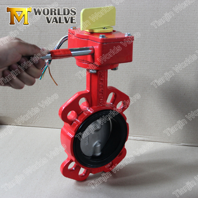 PN6 PN10 PN16 PN25 CL125 Cl150 AS TableD 테이블 E 플랜지 연결이 있는 2축 버터플라이 밸브