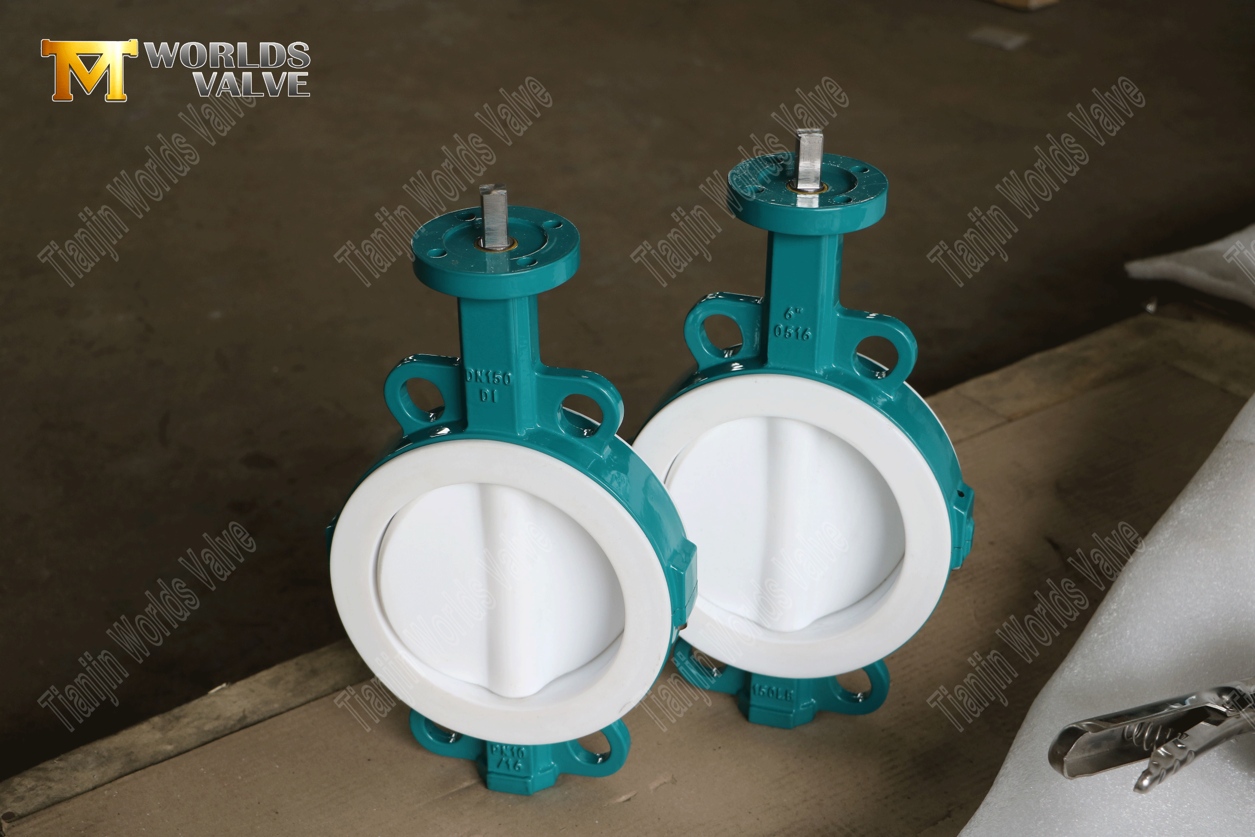 Teflon Lined Butterfly 밸브 제조업체-높은 성능 웨이퍼 타입 Butterfly Valve (4)