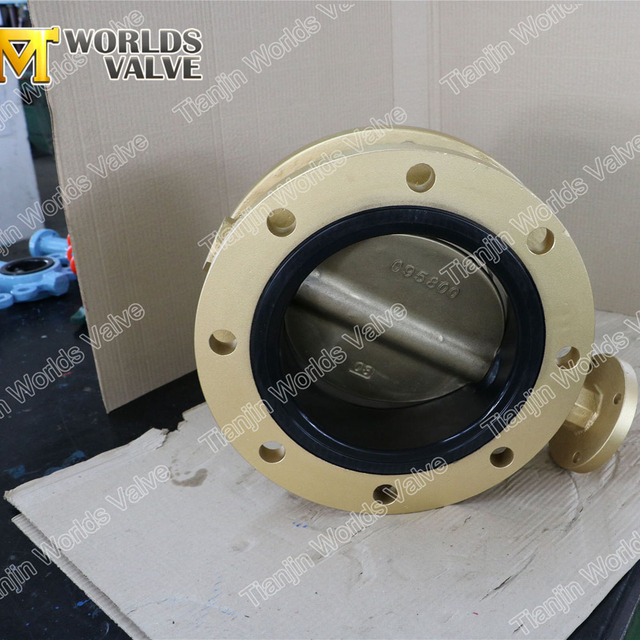 알루미늄 청동 이중 플랜지 동심형 버터플라이 밸브 PN10 PN16 Class150 TableD TableE