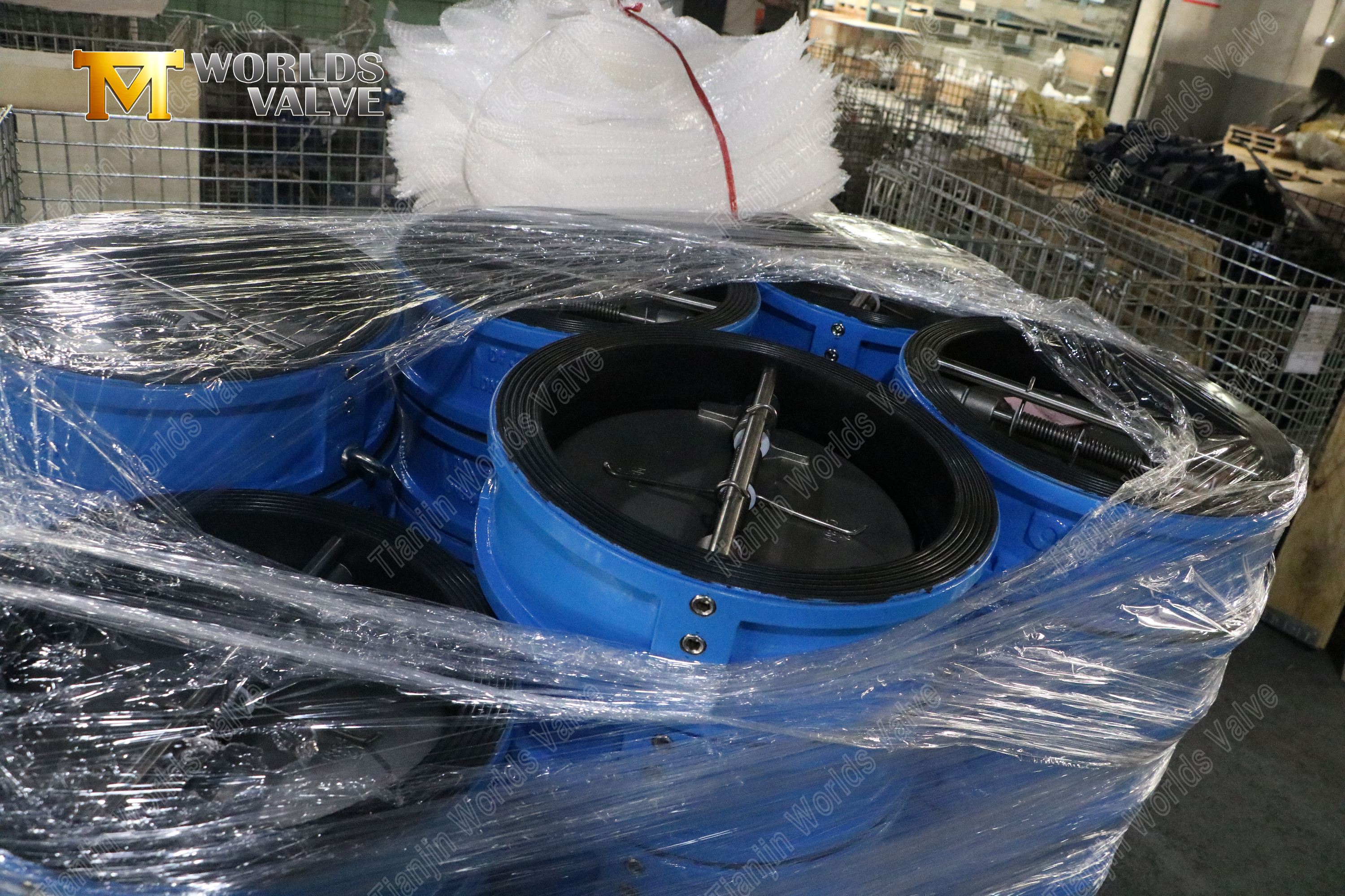 고무 라이닝-이중 플레이트-웨이퍼 체크 밸브--부식성 서비스용 자동 체크 밸브-3