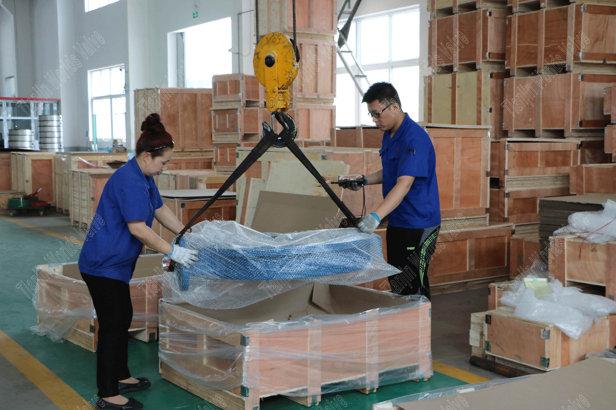 상자에 배치합니다