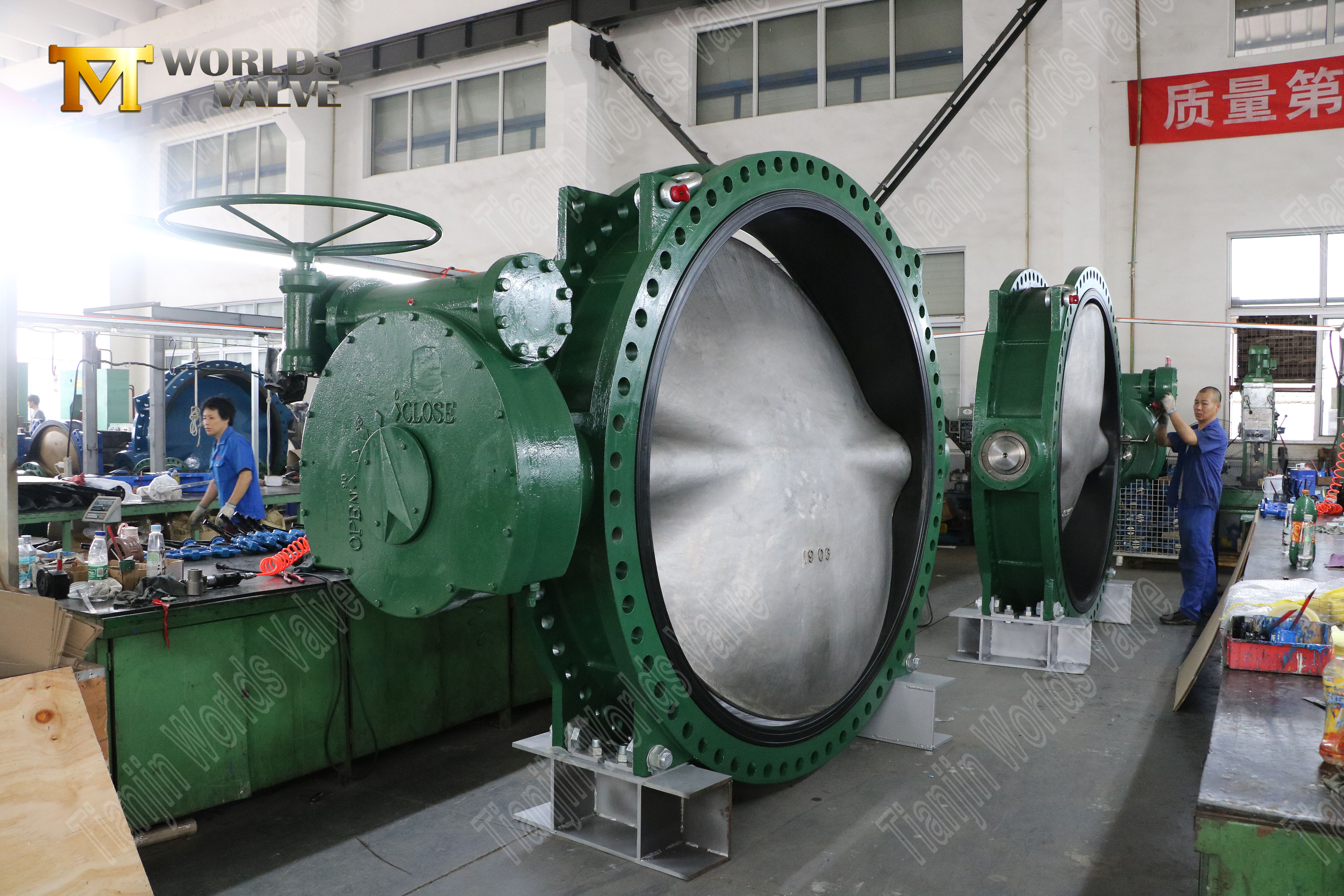 AWWA C504 표준 - 동심원 나비 밸브 제조업체가있는 나비 밸브