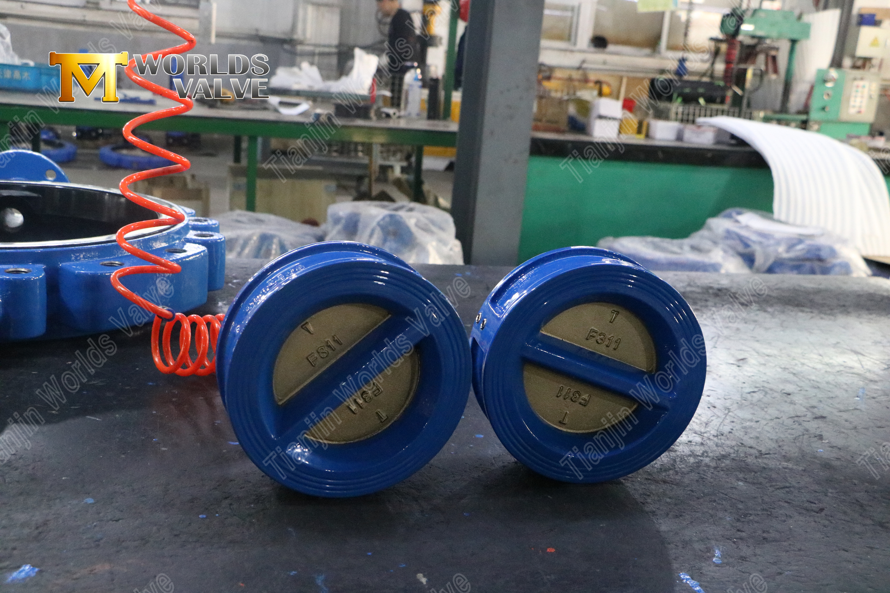 스테인레스 스틸 이중 통신 웨이퍼 유형 비 환전 밸브 제로 누설 백 플로우 예방 -1 (2)