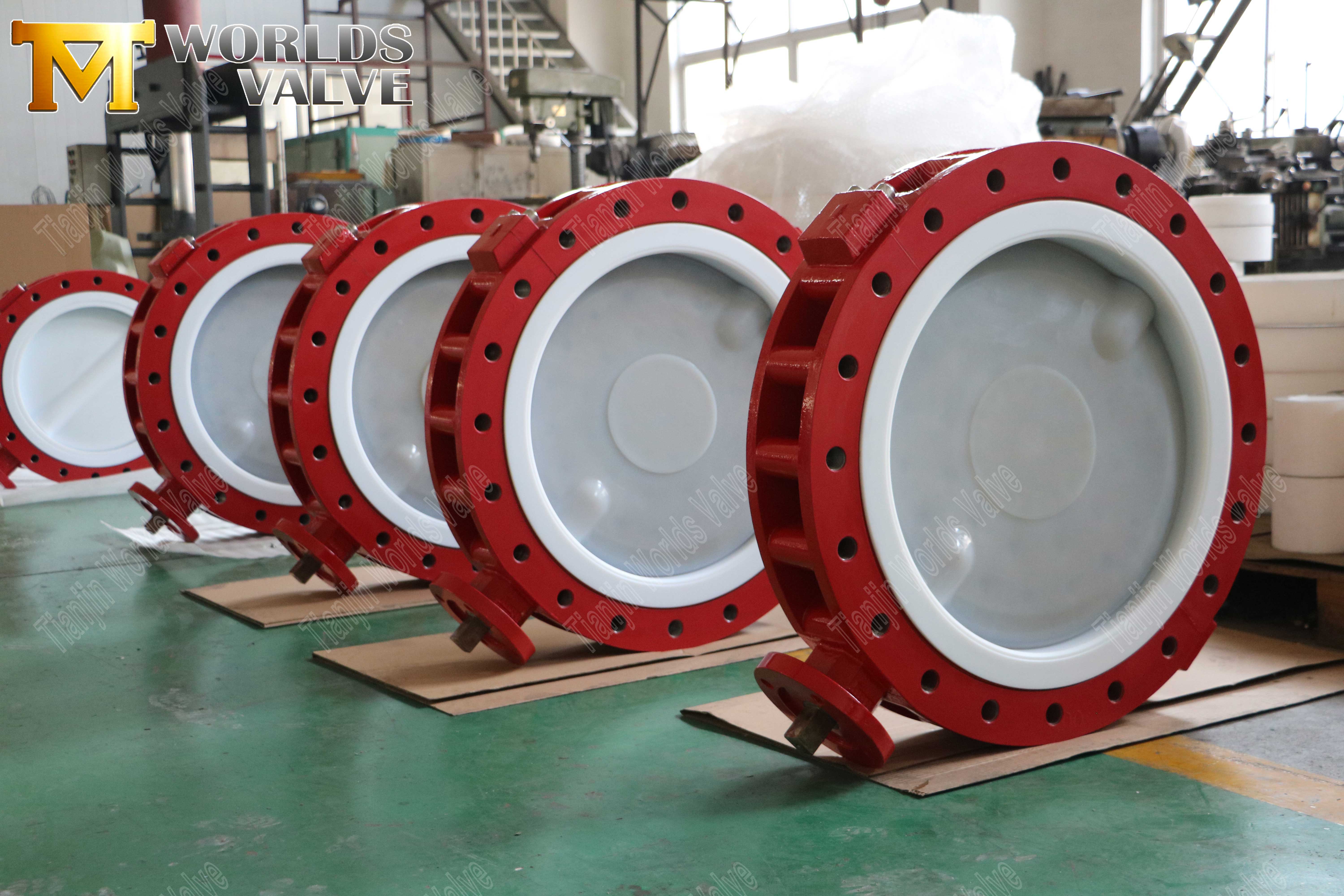 ss-disc-with-pfa-coated-butterfly-valve with-split-body