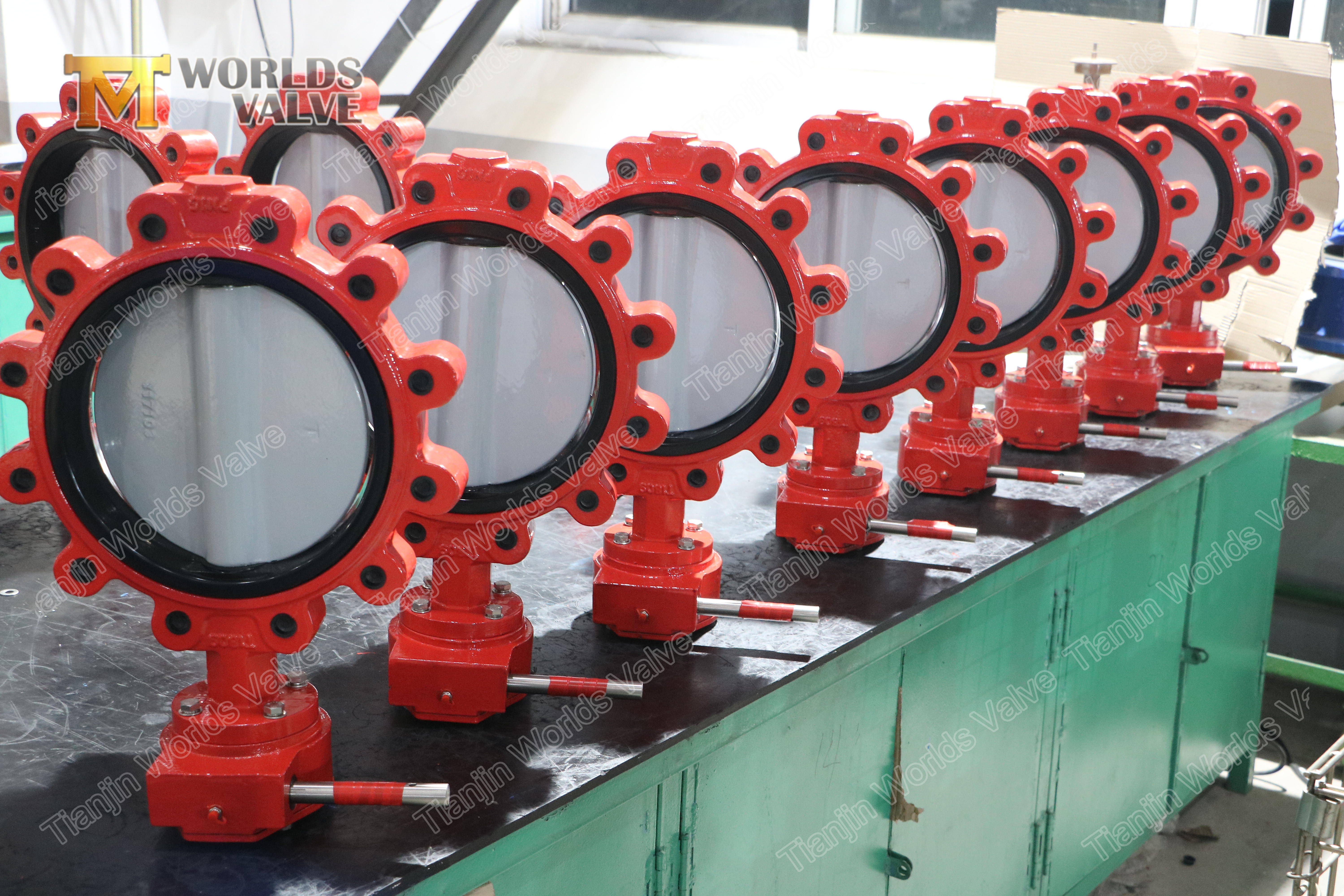 3 연성 철 DI 버터 플라이 밸브,