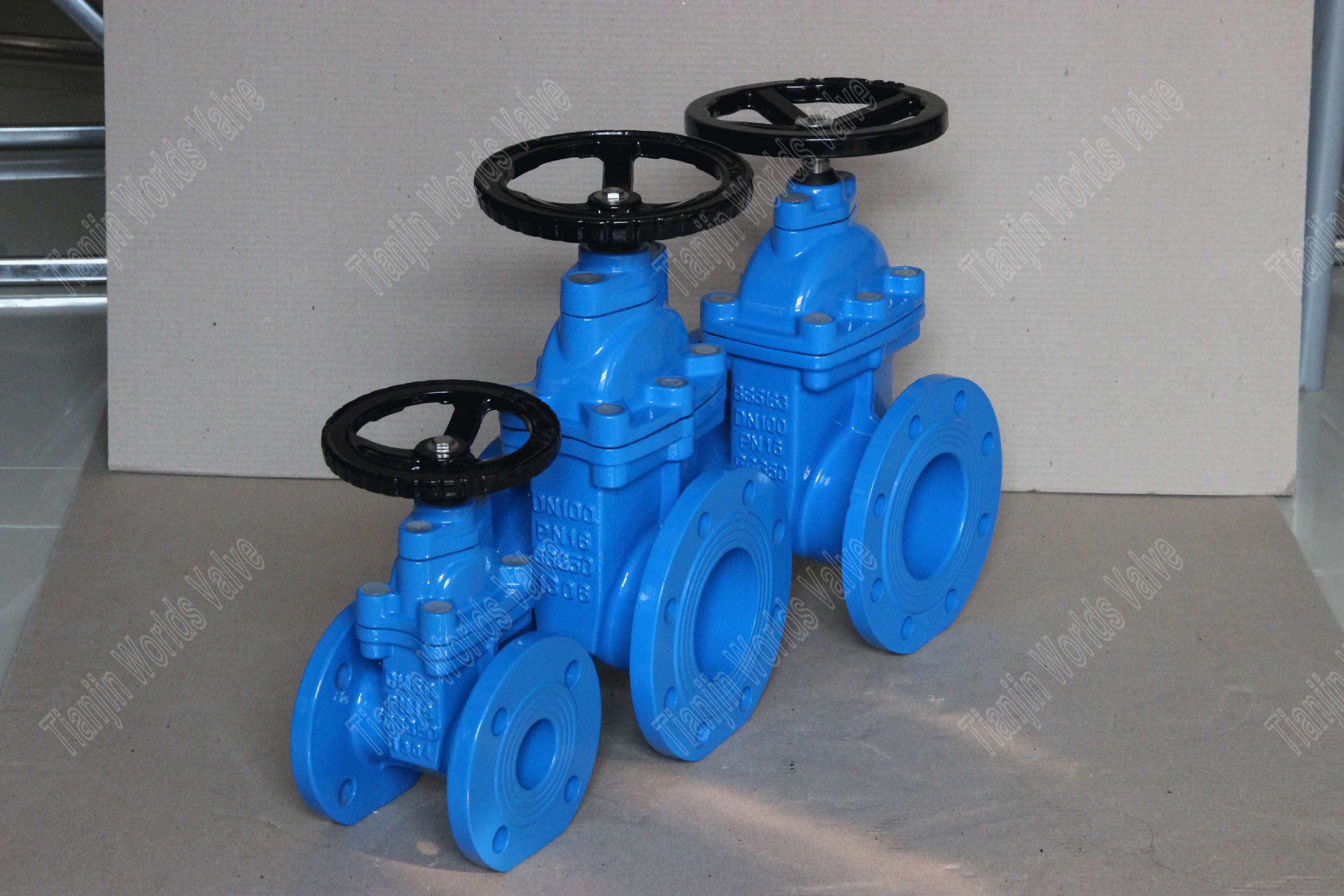 BS5163 EPDM 좌석 DI 비 상환 줄기 게이트 밸브 (6)