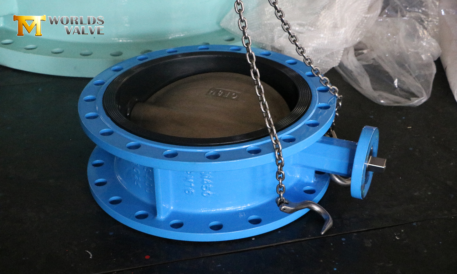 CF8M 디스크 이중 플랜지 버터플라이 밸브: 화학 및 해양 응용 분야에 최적의 내식성